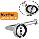 Toiletpapierhouder, wc-roestvrij staal, wc-rolhouder voor keuken en badkamer, toiletpapier, chroom