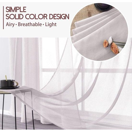 Gordijn,machinewasbaar op 30 graden Celsius