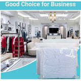 Reistas, 50 stuks ritszakken, 40 x 35 cm, plastic zakken, afsluitbaar voor kleding, ritszak, reistas voor documenten, sieraden, speelgoed (vorst)