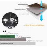 Set van 2 schorten, keukenschort, BBQ-schort, verstelbaar kookschort, waterdicht schort, heren en dames, keuken, restaurant, café, zwart / wit