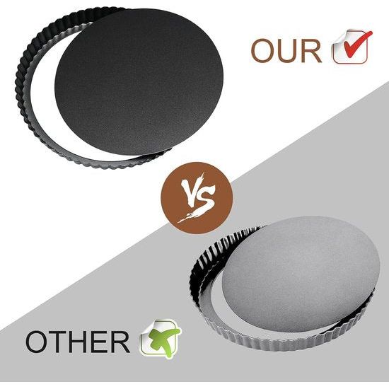 28 cm, taartvorm met hefbodem, taartvorm, anti-aanbaklaag, bakvorm, fruitcakevorm, taartbodemvorm, taartvorm, taartvorm, taartpan, cakepannen, quichepan