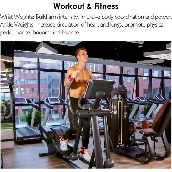 Hardloopgewicht set (1 paar) voor fitness, oefening, hardlopen, joggen, gymnastiek