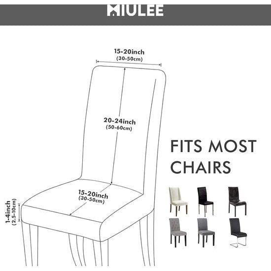 Stoelhoezen, set van 6 en 4 stoelhoezen, set van 2, schommelstoelenhoezen voor stoelen, grijs, fluwelen stoelhoezen voor bureaustoelhoezen, keuken, woonkamer, banket, familie, bruiloft, feest