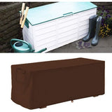 Bridge Box Heavy Duty Covers Waterdichte externe brugopslag Bench Protector Cover 123x62x55cm (koffie)