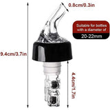 6 stuks schenktuit 2 cl doseerschenktuit schenktuit portioneerder sterke drank schenktuit gedistilleerde drank doseerhulp bottle pour spouts shot pourers dispenser voor dranken wijn