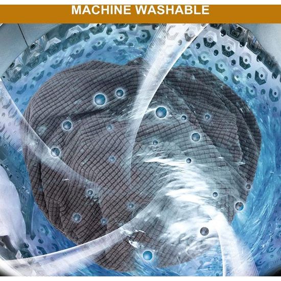 Stretchhoes voor relaxstoel, fauteuilhoes, elastische stoelhoes, 4-delige stoelbeschermer, elastische hoes voor televisiestoel, ligstoel, schommelstoel, relaxstoel (grijs)