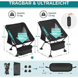 Campingstoel Opvouwbare Camping Stoel Draagbare Campingstoel Vouwstoel Ultralicht