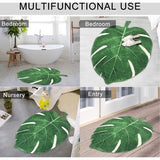 Velveteen Green Badmat, antislip, zachte badkamertapijt, machinewasbaar, deurtapijt voor vloermatten, badkuip, douche, kerstdecoratie, groen, 80 x 120 cm