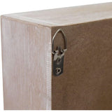 Wandorganizer 'In & Out' - memobord met sleutelbord en 2 houten vakken, 48 x 36 x 7 cm, houten memobord, hal, decoratie