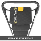 4-traps ladder Trapladder 4 treden opvouwbaar met antislip breed pedaal en leuningen Lichtgewicht huishoudladder voor uw keuken, bijkeuken, kasten, kantoor