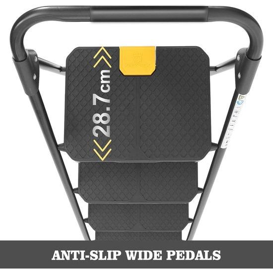 4-traps ladder Trapladder 4 treden opvouwbaar met antislip breed pedaal en leuningen Lichtgewicht huishoudladder voor uw keuken, bijkeuken, kasten, kantoor