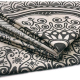 120 cm rond tapijt, katoenen tapijt met kwastjes, wasbaar mandala-bedrukt tapijt, Boheems Marokko, modern tapijt voor slaapkamer, woonkamer, keuken