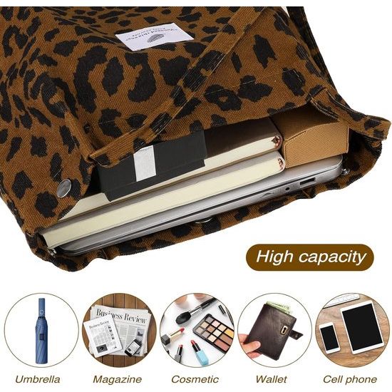 Schoudertas voor dames, grote schoudertas, schattige schoudertas met gesp, schoudertas, shopper, schoudertas voor universiteit, school, winkelen, reizen, voor vrouwen en meisjes