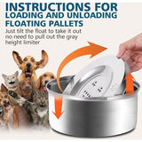 Waterbak voor honden zonder kwijlen, waterbak voor honden, drinkbak voor honden, anti-slabber, 3 l, hondendrinkbak, lekvrij, groot, antislip bodem, vaatwasmachinebestendig