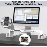 Monitorstandaard, 80 mm tot 125 mm aanpassen