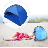 Mini-hoofdtent, pop-up tent mini, mini-hoofdtent, pop-up tent tegen de zon, strandopvang pop-up hond, mini-strandtent, ideaal voor strandkamperen en buitenactiviteiten (koningsblauw)