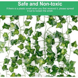 12 stuks kunstklimop, hangende slinger, kunstklimopslinger, 20 meter, voor bruiloft, feest, keuken, tuin, wanddecoratie