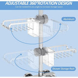 Waterkraan opbergrek, spoelorganizer aluminium, sponshouder keuken met afvoerkist, gootsteenorganizer, afdruiprek, gootsteen caddy organizer voor keuken, badkamer, toilet