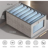 Opbergbox voor lade, kledingorganizer, opvouwbare opbergdoos voor kledingkast, ruimtebesparende oplossing voor kleding, speelgoed en meer, 44 x 30 x 20 cm