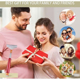 Back Scratcher voor mannen, met massief houten handvat massageroller, extra brede 15-teeth claw robuuste stalen handmassagers, 62 cm