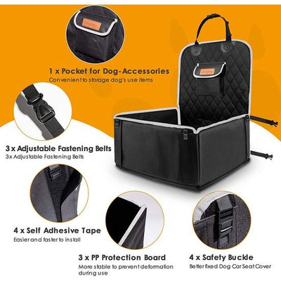 KYG Hondenautostoel, extra stabiel, waterdicht, antislip, krasbestendig KYG Hondenautostoel, extra stabiel, waterdicht, antislip, krasbestendig