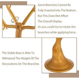 Kunstdecoratie boom wensboom kerstboom voor tafels bruiloft feest, perfect voor Pasen, oogstfeest, thuis, festival, feest, Kerstmis, bruiloft, receptietafel, decoratie, goud