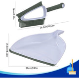 2-in-1 zachte borstel/schrobber met stoffer, draagbare tafelborstelset, stoffer en handborstelbezem voor thuis, op kantoor, op school, op de eettafel