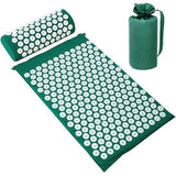 Acupressuurmat & kussenset, acupunctuurmat, spikes, yogamat voor massage, wellness, ontspanning en spanningen, ontspanning, spieren, ontspanning na sport, herstel, met draagtas