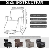 Copripoltrona Relax Lounge Chair, voor Copripoltrona 1 Posto Universale, moderne elektrische Copripoltrona Relax Lounge chair met tas Lavabile, Coperture per Divano da Massaggio, Vino Rosso