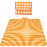 Picknickdekens 150 x 200 cm, stranddekens, waterdichte strandmat, machinewasbaar, opvouwbare campingdekens, voor 4-6 personen, wasbare picknickdekens