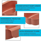 Opvangbak voor keukenafval, verpakking van 3 afvalbakken, hangende commode-organizer voor keukenkastdeur voor het ophangen van huishoudelijk afval