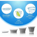 Siliconen opvouwbare emmer 10L is een handige, opvouwbare emmer die ideaal is voor thuis schoonmaken, kamperen, vissen, autowassen, keukengebruik en als draagbare watercontainer. De emmer is grijs van kleur.