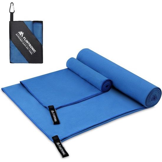 Microvezel handdoek, 180 x 90 cm + 80