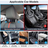 Auto-organizer tussen voorstoelen, auto-netvak voor auto, huisdier, kinderbarrière, auto, achterbank, organizer voor snacks, portefeuilles, dranken, telefoon