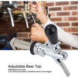 Verstelbare bierkraan, G5/8 inch schroefdraad lange schacht verstelbare tapkraan dispenser wijngereedschap thuis brouwaccessoires