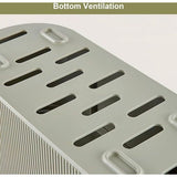 Kabelbox, kabelorganizer, box met deksel, kabelmanagement, ABS-kunststof, multifunctionele overspanningsbeveiliging voor kabels, stekkerstrips (groen)