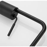 Wastafelkranen Badkamer Wastafel Kraan Hoge Lichaam Zwart Zwanenhals Enkele Handgreep Enkel Gat Montage Messing