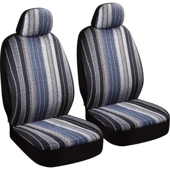 Autostoelhoezen voor voorstoelen, universele autostoelhoezen, voor bestuurdersstoel en passagiersstoel, auto-accessoires, zware dekdoek-stof