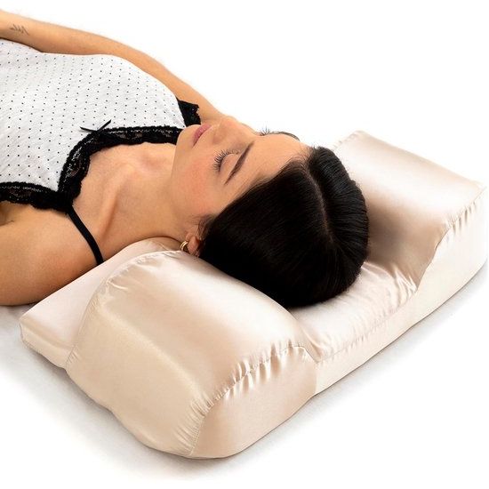 Anti-rimpel nekkussen met Youthlow satijnen hoes