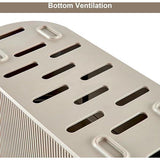 kabelbox, organizer, box met deksel, kabelmanagement, ABS-kunststof, kabelmanagement, box, multifunctionele overspanningsbeveiliging voor kabelstrips, bruin