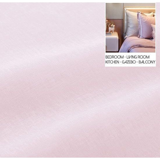 Voile gordijnen, semi-transparant, zacht gordijn, kort, licht tule gordijn met oogjes, moderne opslagen, sjaals, crèmewit, 260 x 140 cm (h x b), voor decoratie kinderkamer, woonkamer, slaapkamer, set van 2, crèmewit