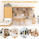 Set van 6 zwevende plankbeugels, onzichtbare plankbeugels, zwevende plankbeugels, robuuste plankbeugels, 125 x 70 mm, plankbeugels, verborgen met 12 schroeven en expansiepijpen voor