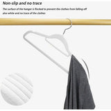 Kleerhangers, hangers van fluweel met 2 antislip inkepingen, dasorganisator en 360° haken, ruimtebesparende beugel voor bretels, mantels, jassen en pakken (beige, 20)