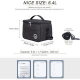 Kleine koeltas, 6,4 l, lunchbox, grote koeltas, opvouwbare koeltas, kleine koeltas, lunchtas, lunchtas, draagbare lunchbox, tas, work, tempt, cantoor, picknick