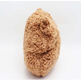 Schattig pluche kussen, sofakussen, knuffeldieren, zachte bankdecoratie, geschenken voor verjaardag, Kerstmis, 35 x 27 cm (beer)