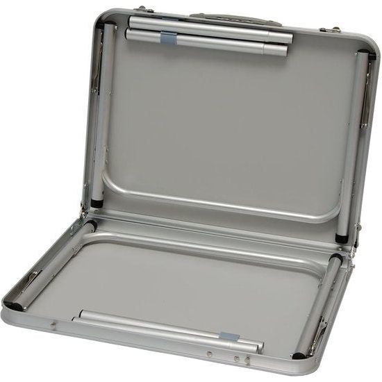 Opklapbare en in de hoogte verstelbare picknicktafel, 90 x 60 x 70 cm, licht, kofferformaat