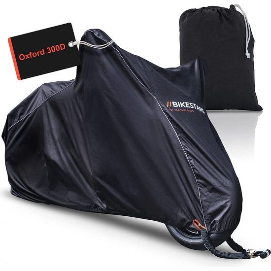 Dekzeil voor motorfiets, waterdicht, voor binnen en buiten, Oxford 300D, (245 x 105 x 125 cm)