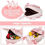 Kinderrugzak kleuterschool voor meisjes jongens kleuterschool rugzak pluche schooltas schattige schattige dieren mini cartoon rugzak 2-5 jaar kindertas kleuterschool wieg kita