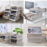 Opbergdoos, wit, kast, organizer, kledingkast, organizer, opbergmand, opbergsysteem, stapelboxen, kist, kunststof kast, keukenkast, organizer, vouwdozen