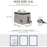 koeltas, 6,4 l, lunchbox, grote koeltas, opvouwbare koeltas, kleine koeltas, lunchtas, lunchtas, draagbare lunchbox, tas, work, tempt, cantoor, picknick